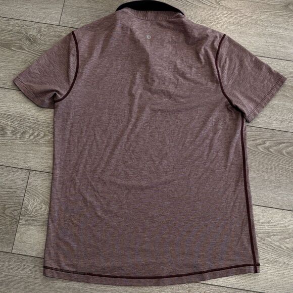 Lululemon Evolution Polo Shirt Mens Large Polo Golf Athletic Preppy Casual - Picture 6 of 7